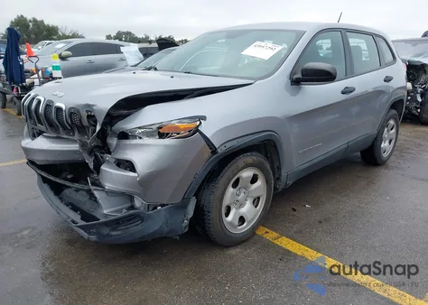 2014 Jeep Cherokee Sport from USA, damaged, VIN 1C4PJLAB7EW123747